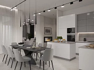 Интерьер Быстровозводимый дом LIGHT 414  БЕЛЫЙ